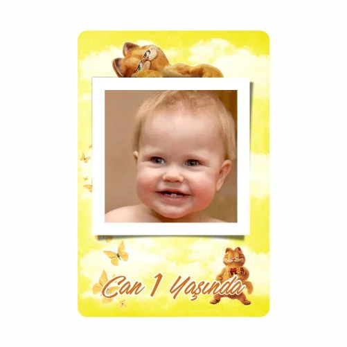 Kedi Temalı Doğum Günü Magneti